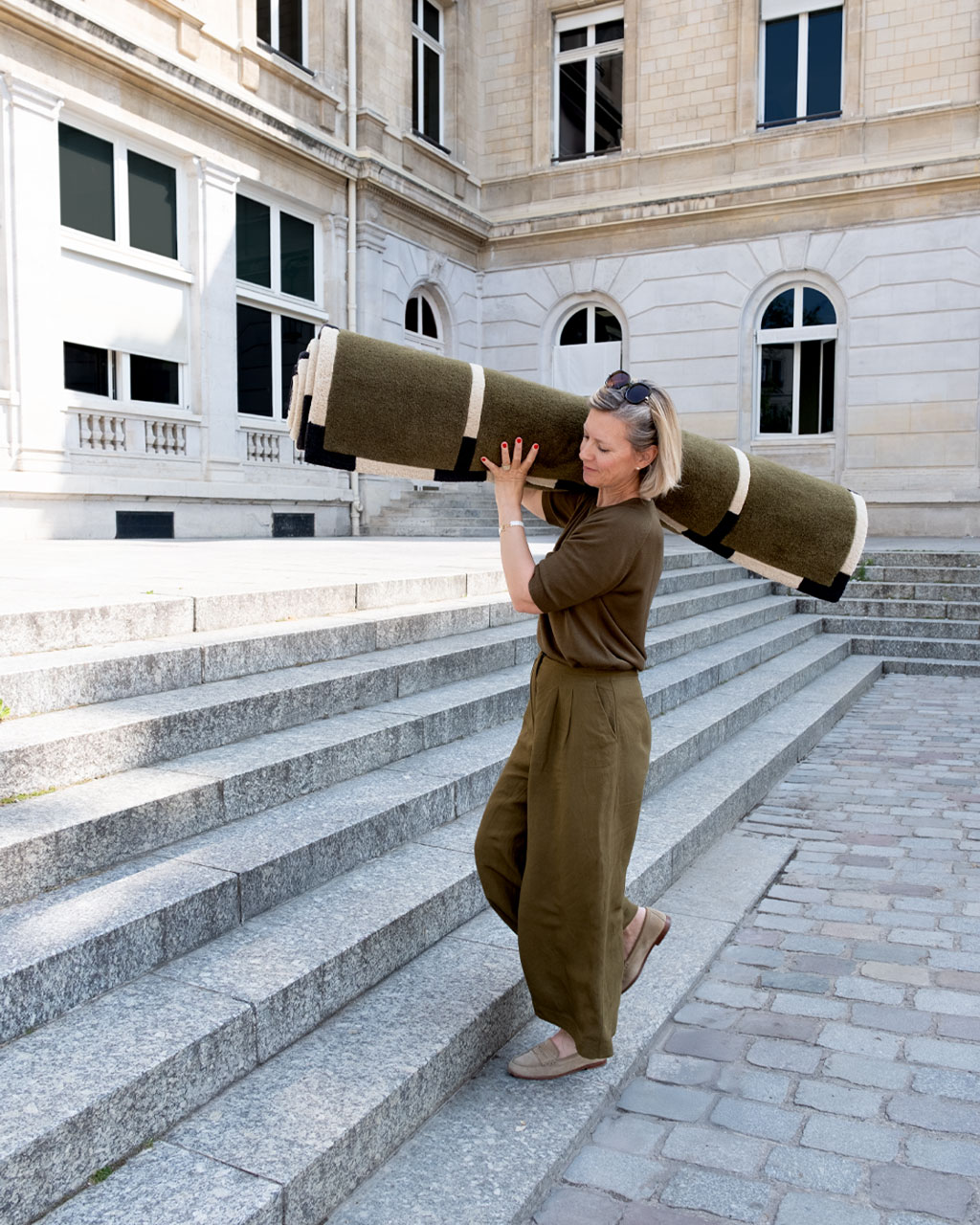 Tapis sur mesure modèle Sandrine exposé