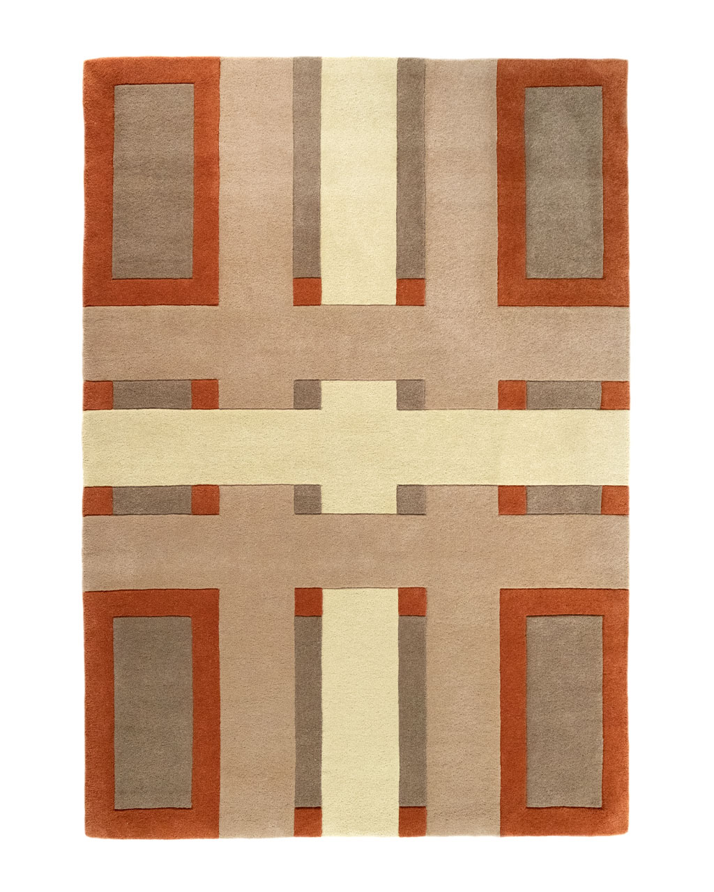 Tapis de chambre Camille orange créé par Camille Techer