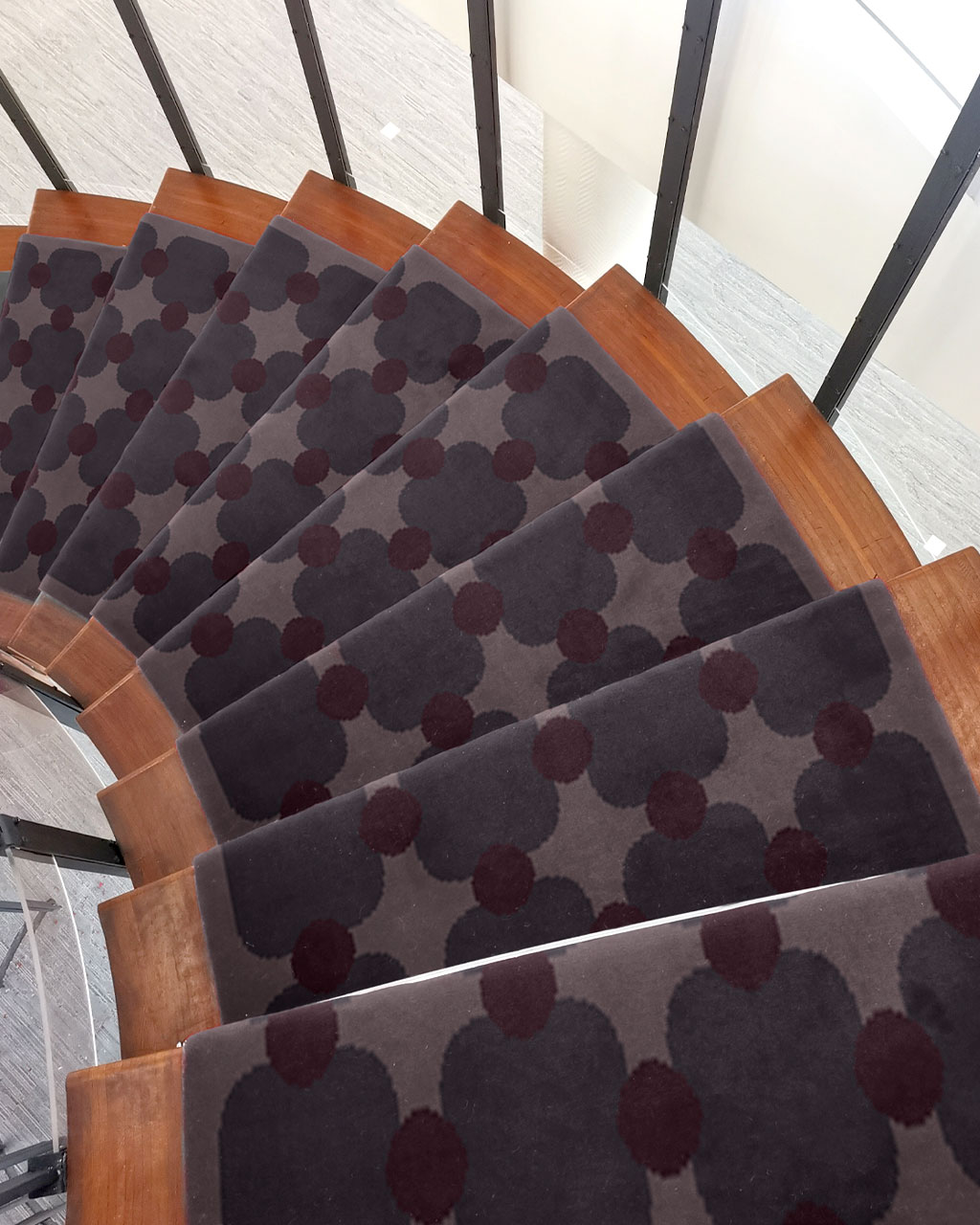 Tapis d’escalier Sandrine, création design par Camille Techer